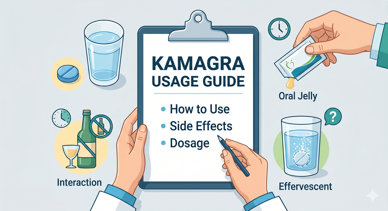 Kamagra Usage Guide: Complete Instructions for How to Use, Side Effects, and Dosage