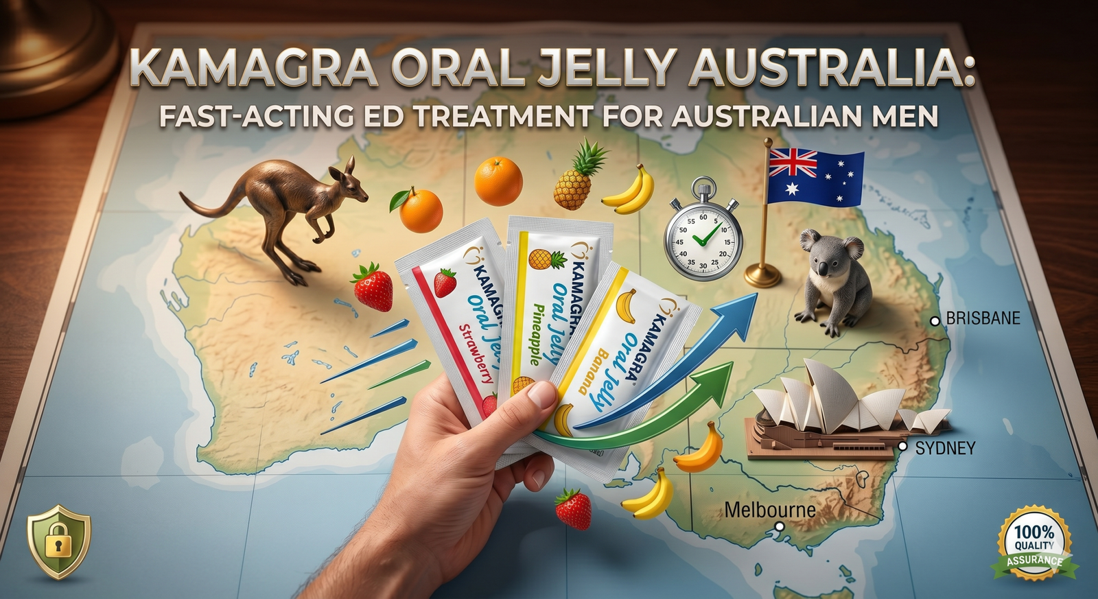 Kamagra Oral Jelly Australia: Fast-Acting ED Treatment for Australian Men